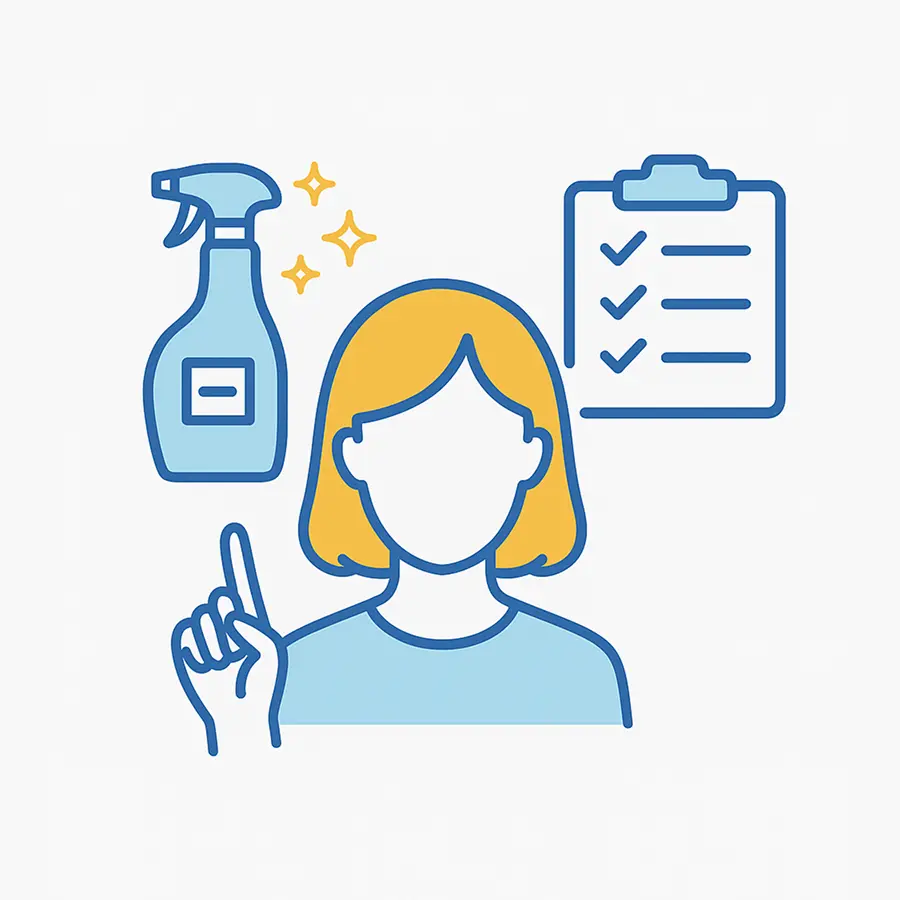 日常のお手入れ方法もアドバイス