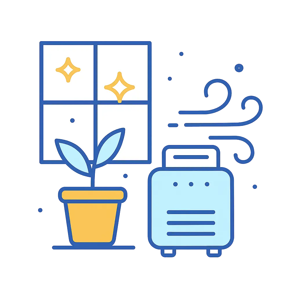 空気の清浄化・健康面の改善